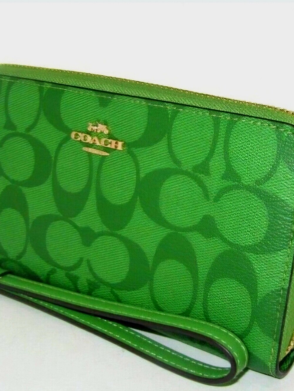 The Coach Long Zip Around Wallet in Signature Canvas - Picture 15 of 15